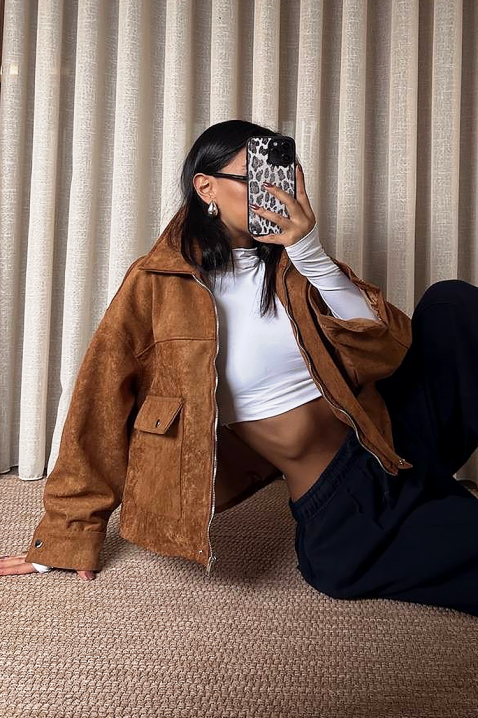 Μπουφάν REMZINA CAMEL, Χρώμα: ανοιχτό καφέ, IVET.EU - Εκπτώσεις έως -80%