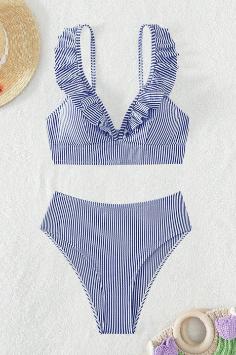 Μαγιό ZEROLFA, Χρώμα: μπλε και άσπρο, IVET.EU - Εκπτώσεις έως -80%