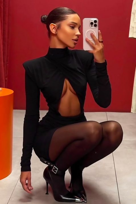 Φόρεμα NRENINZA, Χρώμα: μαύρο, IVET.EU - Εκπτώσεις έως -80%