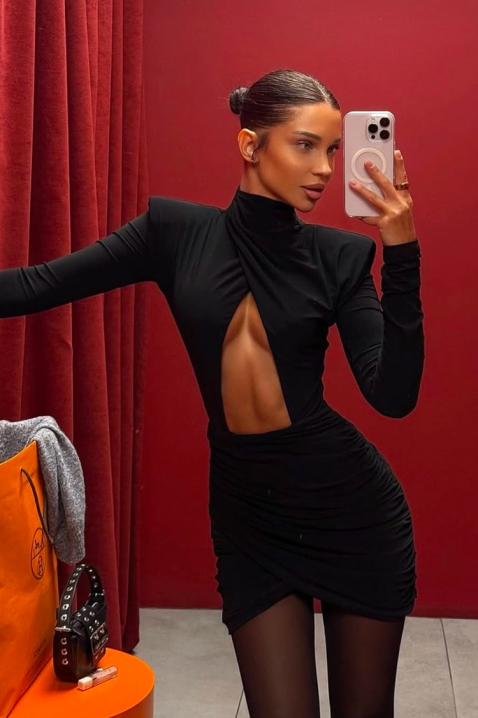 Φόρεμα NRENINZA, Χρώμα: μαύρο, IVET.EU - Εκπτώσεις έως -80%