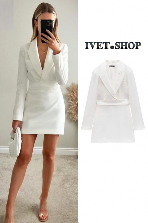 Φόρεμα VRENZALA, Χρώμα: άσπρο, IVET.EU - Εκπτώσεις έως -80%