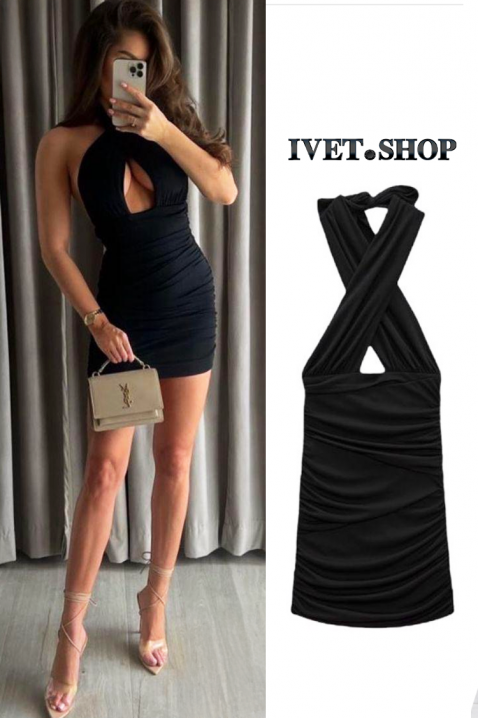 Φόρεμα LUNZANA, Χρώμα: μαύρο, IVET.EU - Εκπτώσεις έως -80%