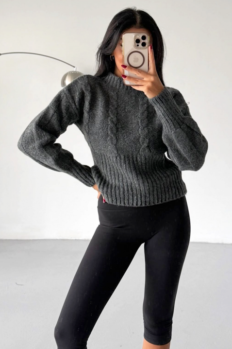 Πουλόβερ BLANDIRA GREY, Χρώμα: γκρι, IVET.EU - Εκπτώσεις έως -80%