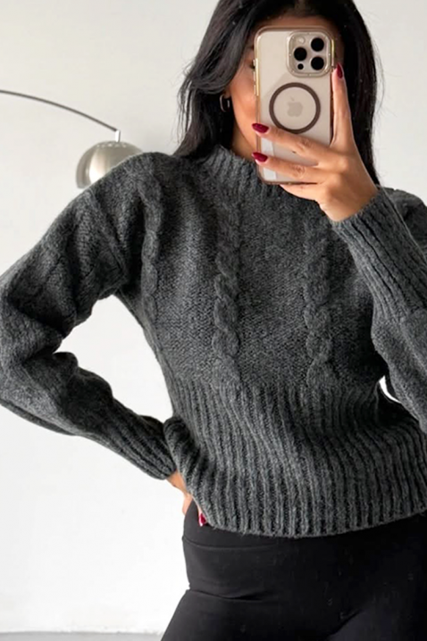 Πουλόβερ BLANDIRA GREY, Χρώμα: γκρι, IVET.EU - Εκπτώσεις έως -80%