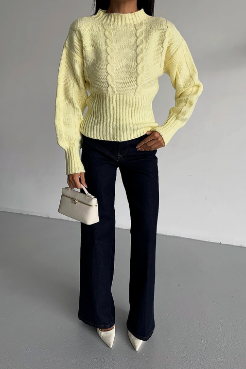 Πουλόβερ BLANDIRA YELLOW, Χρώμα: κίτρινο, IVET.EU - Εκπτώσεις έως -80%