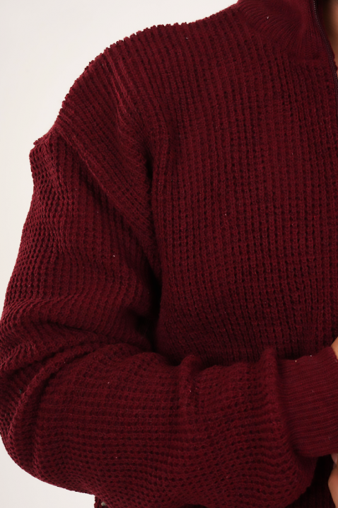 Ανδρική ζακέτα PARELMO BORDO, Χρώμα: μπορντό, IVET.EU - Εκπτώσεις έως -80%