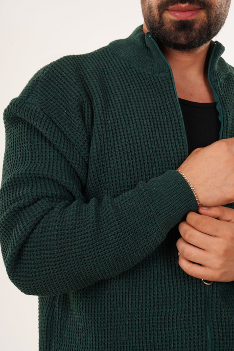 Ανδρική ζακέτα PARELMO PETROL, Χρώμα: πετρόλ, IVET.EU - Εκπτώσεις έως -80%