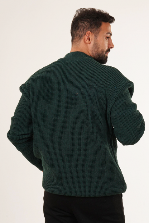 Ανδρική ζακέτα PARELMO PETROL, Χρώμα: πετρόλ, IVET.EU - Εκπτώσεις έως -80%