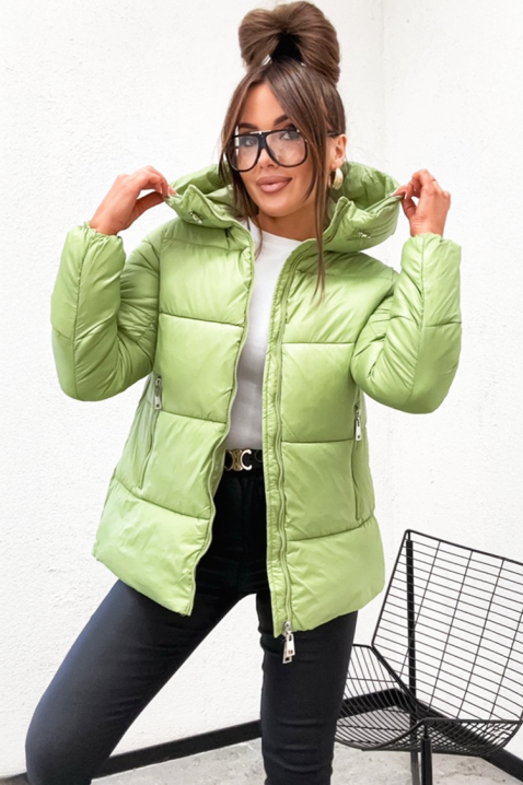 Μπουφάν LAMRINDA, Χρώμα: πράσινο, IVET.EU - Εκπτώσεις έως -80%