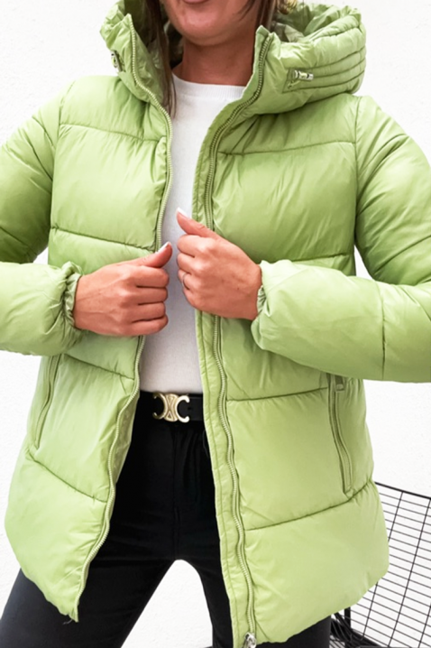 Μπουφάν LAMRINDA, Χρώμα: πράσινο, IVET.EU - Εκπτώσεις έως -80%