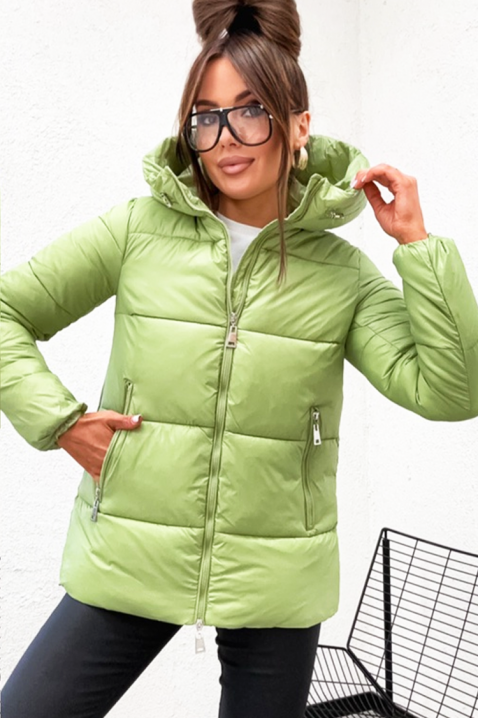 Μπουφάν LAMRINDA, Χρώμα: πράσινο, IVET.EU - Εκπτώσεις έως -80%