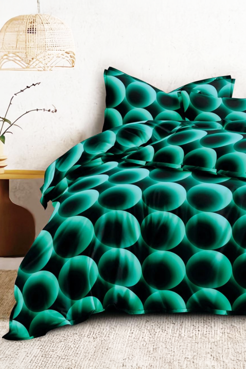 Σετ κρεβατοκάμαρας VEPOLDY 200x220 cm βαμβακερό - 4 τεμ., Χρώμα: πράσινο, IVET.EU - Εκπτώσεις έως -80%