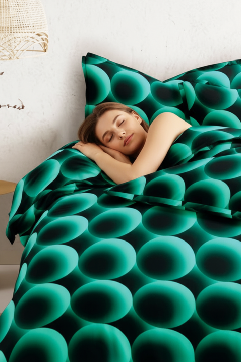 Σετ κρεβατοκάμαρας VEPOLDY 200x220 cm βαμβακερό - 4 τεμ., Χρώμα: πράσινο, IVET.EU - Εκπτώσεις έως -80%