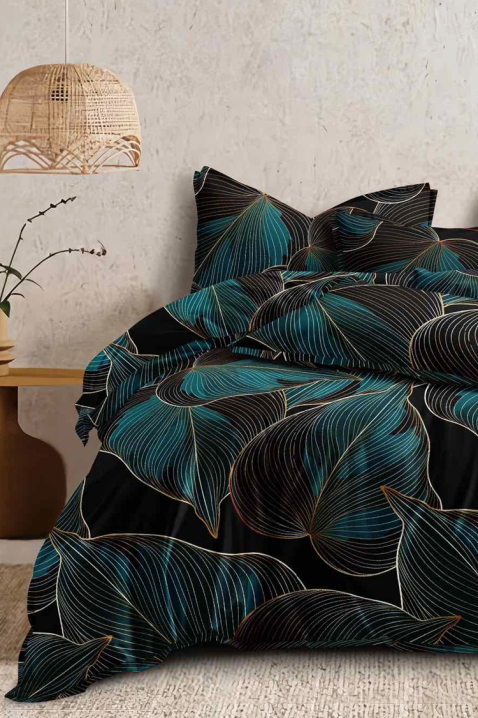 Σετ κρεβατοκάμαρας FIOGELDY 200x220 cm βαμβακερό - 4 τεμ., Χρώμα: μαύρο, IVET.EU - Εκπτώσεις έως -80%