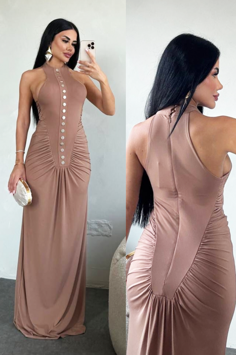 Φόρεμα NABRILZA PUDRA, Χρώμα: πούδρα, IVET.EU - Εκπτώσεις έως -80%