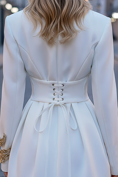 Φόρεμα BLANDENZA WHITE, Χρώμα: άσπρο, IVET.EU - Εκπτώσεις έως -80%