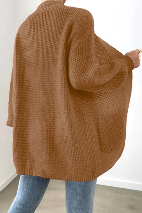 Ζακέτα VISTALFA CAMEL, Χρώμα: ανοιχτό καφέ, IVET.EU - Εκπτώσεις έως -80%