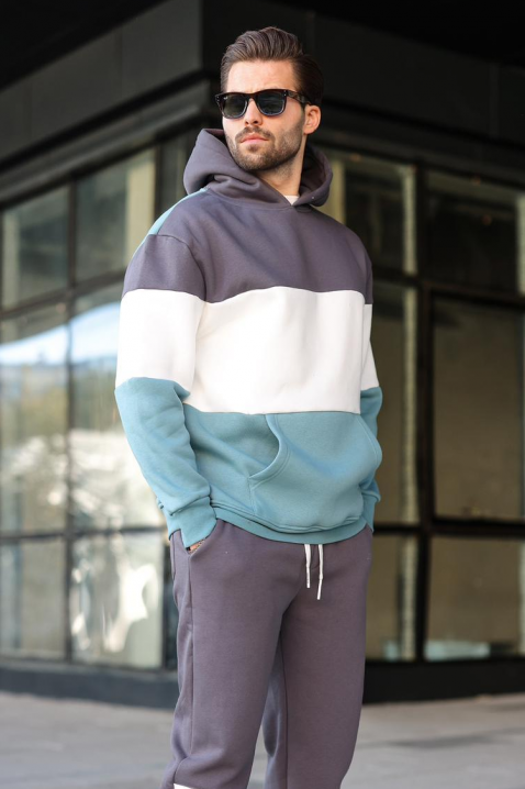 Ανδρικό σύνολο FREDERO GRAFIT, Χρώμα: γραφίτης, IVET.EU - Εκπτώσεις έως -80%