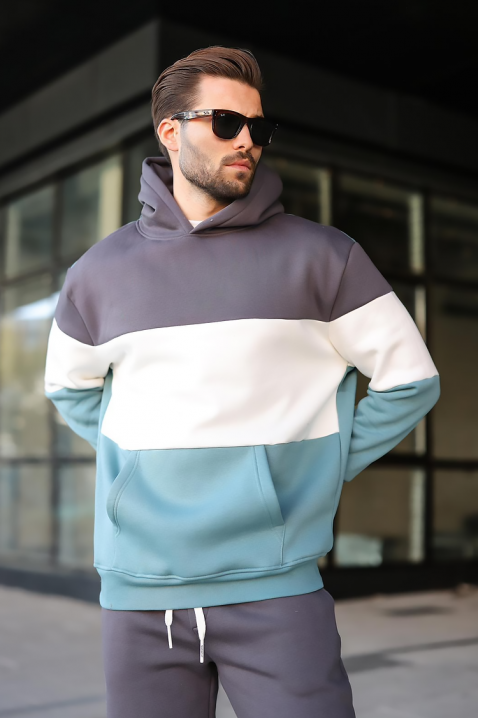 Ανδρικό σύνολο FREDERO GRAFIT, Χρώμα: γραφίτης, IVET.EU - Εκπτώσεις έως -80%