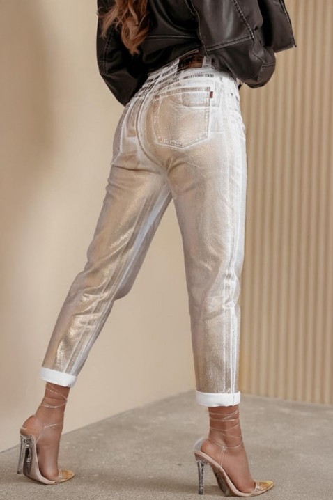 Τζιν DRONKEZA, Χρώμα: μπεζ, IVET.EU - Εκπτώσεις έως -80%