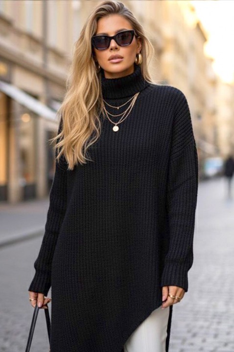 Τουνίκ ELVENDA, Χρώμα: μαύρο, IVET.EU - Εκπτώσεις έως -80%