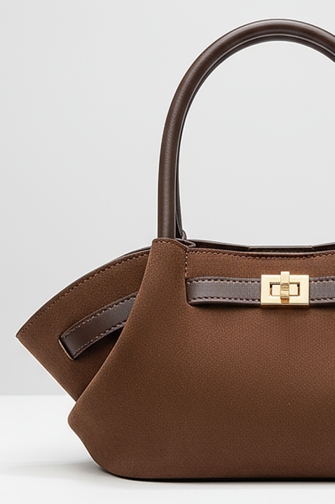 Γυναικεία τσάντα GAZIOLA BROWN, Χρώμα: καφέ, IVET.EU - Εκπτώσεις έως -80%