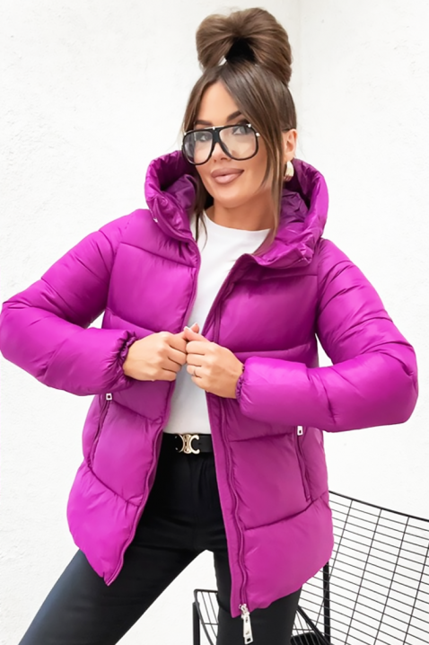 Μπουφάν LASINTA LILA, Χρώμα: μωβ, IVET.EU - Εκπτώσεις έως -80%