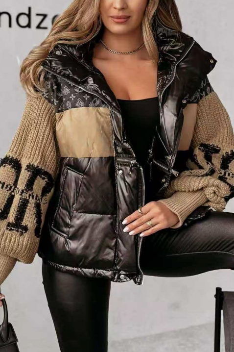 Μπουφάν VRENZONA BEIGE, Χρώμα: μπεζ, IVET.EU - Εκπτώσεις έως -80%