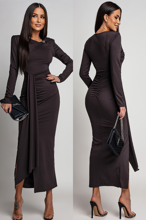 Φόρεμα AMGARINA, Χρώμα: μαύρο, IVET.EU - Εκπτώσεις έως -80%