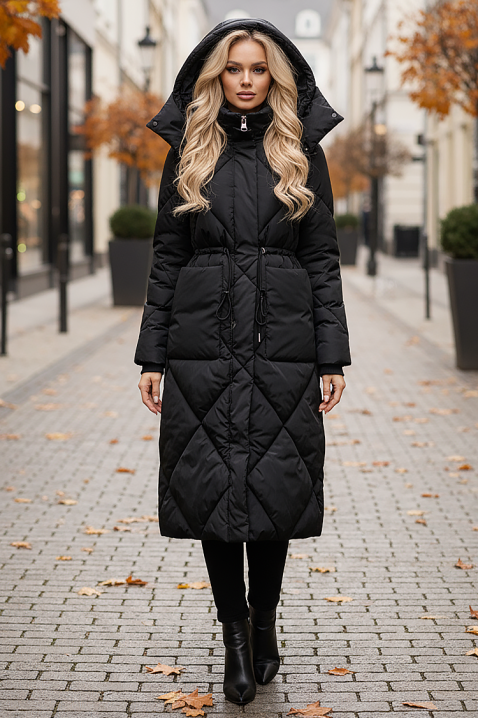 Μπουφάν KREMOLSA BLACK, Χρώμα: μαύρο, IVET.EU - Εκπτώσεις έως -80%