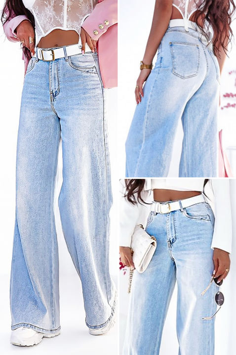 Τζιν SVERMOLDA, Χρώμα: Γαλάζιο, IVET.EU - Εκπτώσεις έως -80%