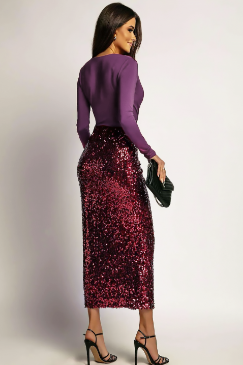 Φόρεμα BLENTISA BORDO, Χρώμα: μπορντό, IVET.EU - Εκπτώσεις έως -80%