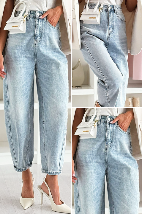 Τζιν BANDIOLA, Χρώμα: Γαλάζιο, IVET.EU - Εκπτώσεις έως -80%