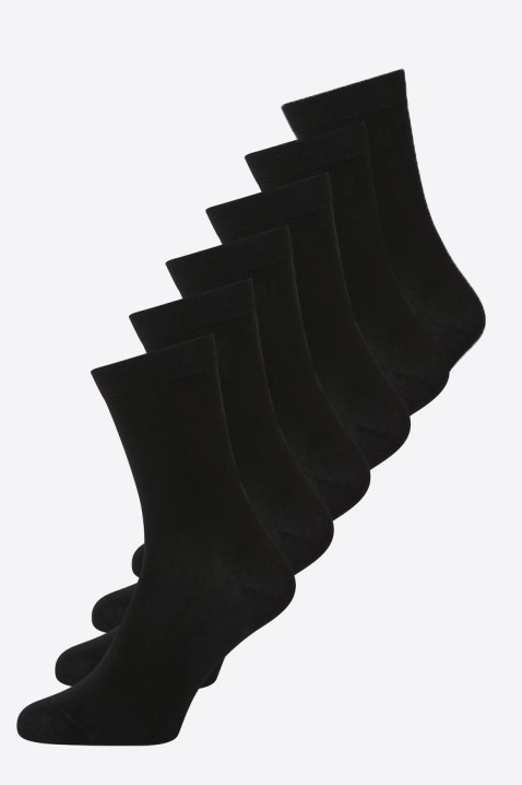 Σετ από 6 ζευγάρια ανδρικές κάλτσες MOLERGO, Χρώμα: μαύρο, IVET.EU - Εκπτώσεις έως -80%