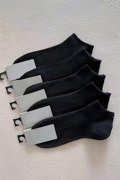 Σετ από 6 ζευγάρια ανδρικές κάλτσες ZIMOLO BLACK, Χρώμα: μαύρο, IVET.EU - Εκπτώσεις έως -80%