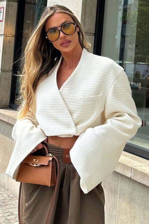 Σακάκι GLOVENDIA, Χρώμα: άσπρο, IVET.EU - Εκπτώσεις έως -80%