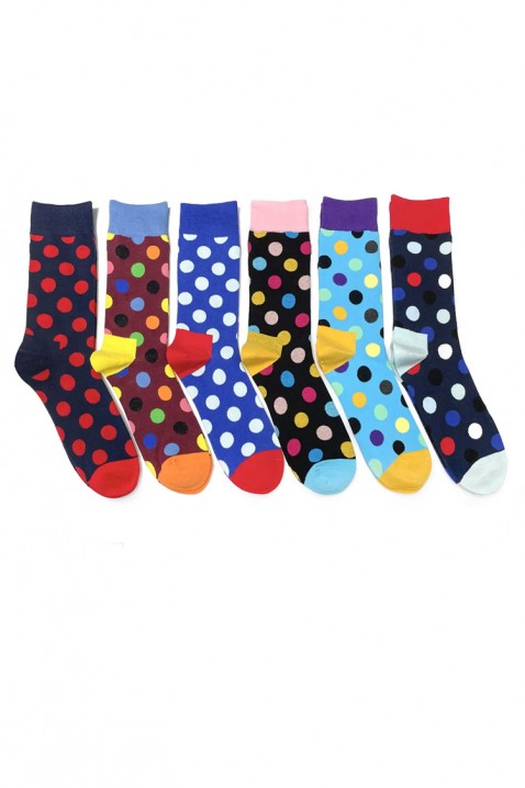 Σετ από 6 ζευγάρια ανδρικές κάλτσες COLORITO, Χρώμα: χρωματιστό, IVET.EU - Εκπτώσεις έως -80%