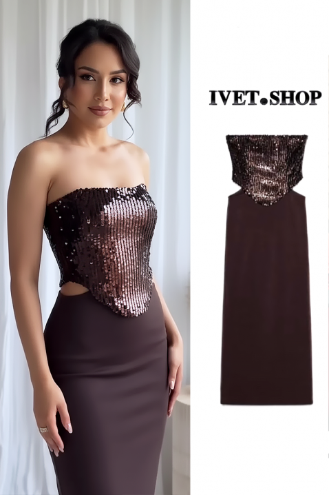 Τοπ ZLATENDA, Χρώμα: μπορντό, IVET.EU - Εκπτώσεις έως -80%