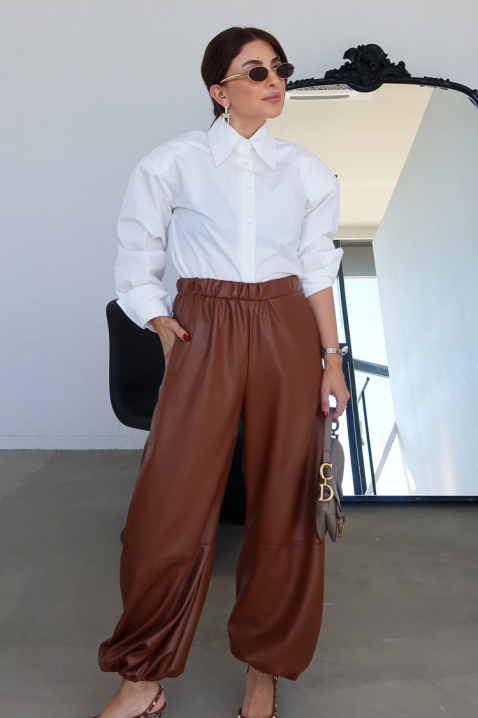 Παντελόνι LONTENZA CAMEL, Χρώμα: ανοιχτό καφέ, IVET.EU - Εκπτώσεις έως -80%