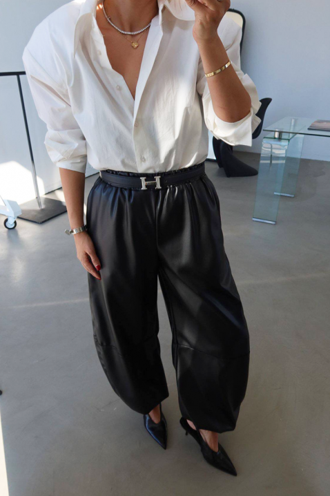 Παντελόνι LONTENZA BLACK, Χρώμα: μαύρο, IVET.EU - Εκπτώσεις έως -80%