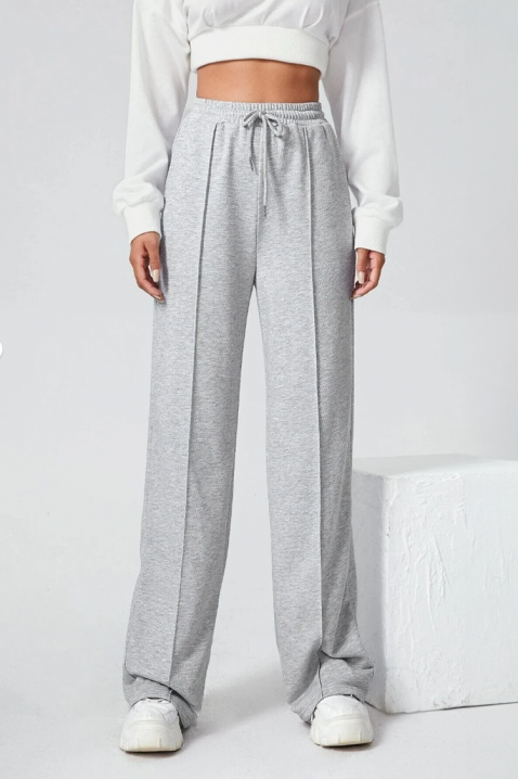 Παντελόνι ALOSINA, Χρώμα: γκρι, IVET.EU - Εκπτώσεις έως -80%