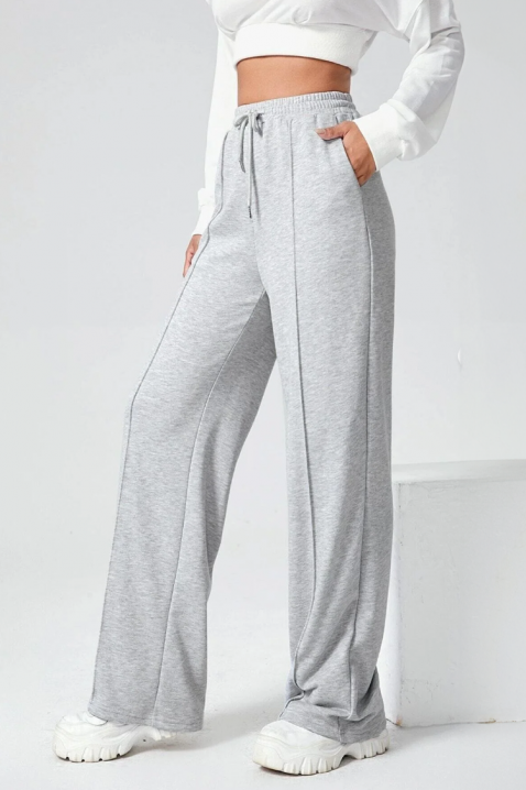 Παντελόνι ALOSINA, Χρώμα: γκρι, IVET.EU - Εκπτώσεις έως -80%