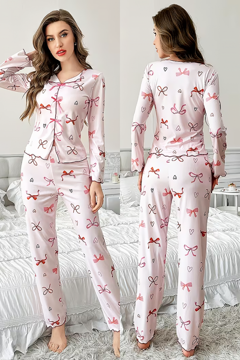 Πιτζάμα PLANDELZA, Χρώμα: πούδρα, IVET.EU - Εκπτώσεις έως -80%