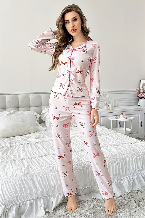 Πιτζάμα PLANDELZA, Χρώμα: πούδρα, IVET.EU - Εκπτώσεις έως -80%