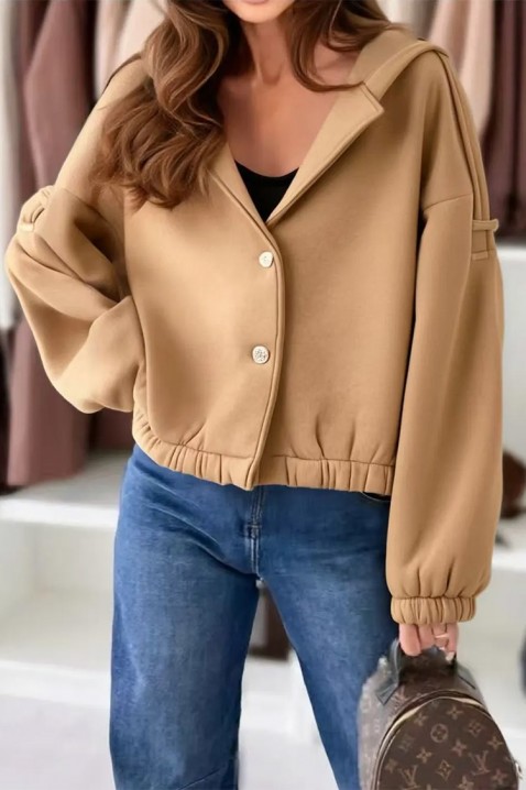 Μπουφάν PROVILDA BGEIGE, Χρώμα: μπεζ, IVET.EU - Εκπτώσεις έως -80%