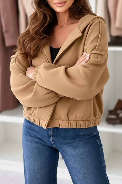 Μπουφάν PROVILDA BGEIGE, Χρώμα: μπεζ, IVET.EU - Εκπτώσεις έως -80%