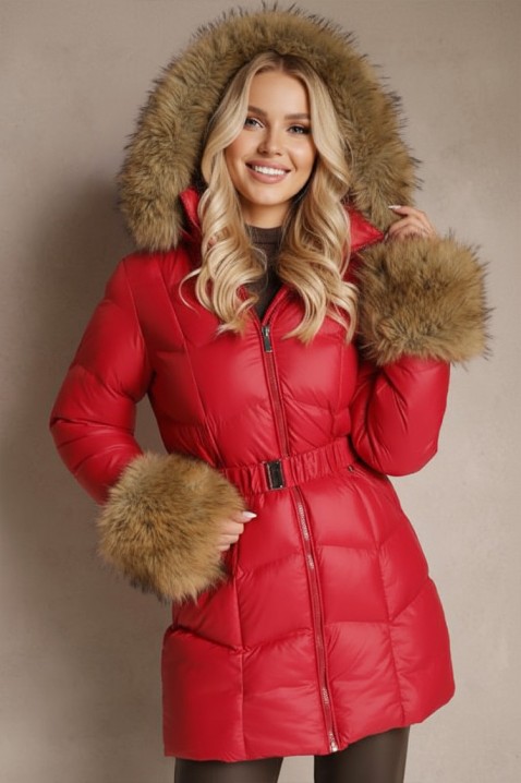 Μπουφάν TEGROLSA RED, Χρώμα: κόκκινο, IVET.EU - Εκπτώσεις έως -80%