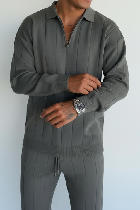 Ανδρικό σύνολο BOTELDO GRAFIT, Χρώμα: γραφίτης, IVET.EU - Εκπτώσεις έως -80%