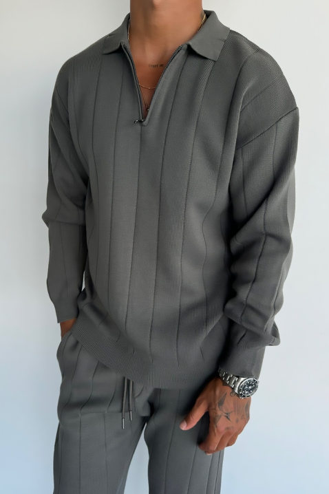 Ανδρικό σύνολο BOTELDO GRAFIT, Χρώμα: γραφίτης, IVET.EU - Εκπτώσεις έως -80%