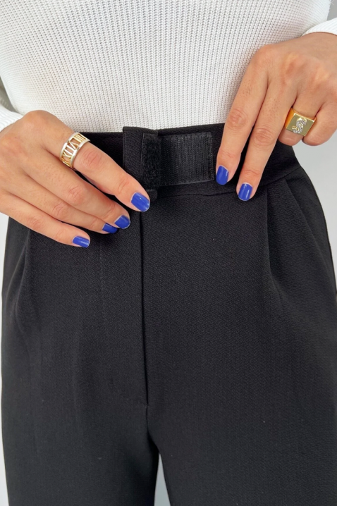 Παντελόνι MALVONA BLACK, Χρώμα: μαύρο, IVET.EU - Εκπτώσεις έως -80%